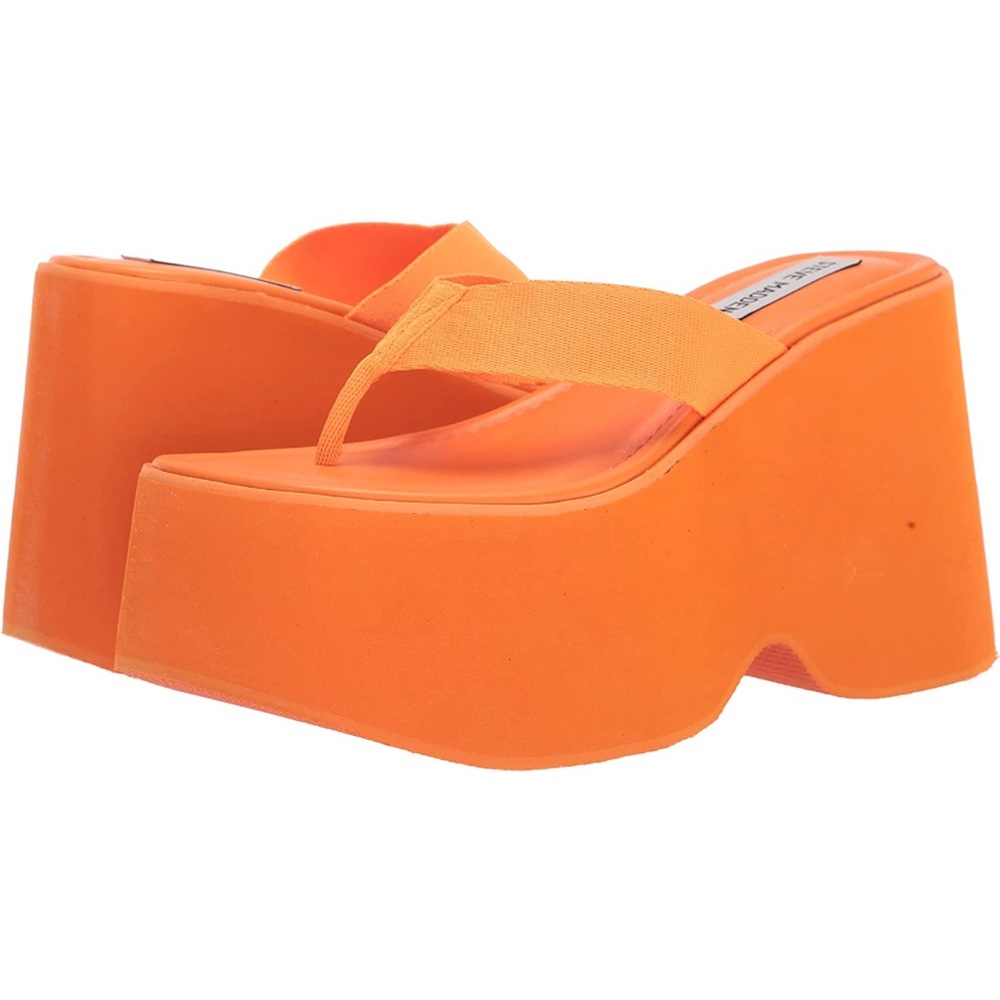 Steve Madden Gwen Platform Sandal Size 9 in Orange